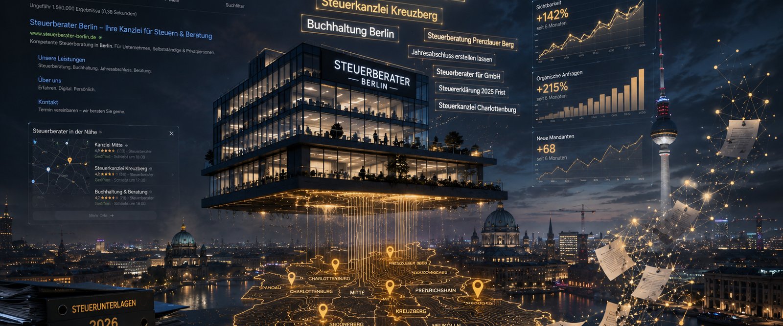 SEO für Steuerberater in Berlin — Mandanten durch Google