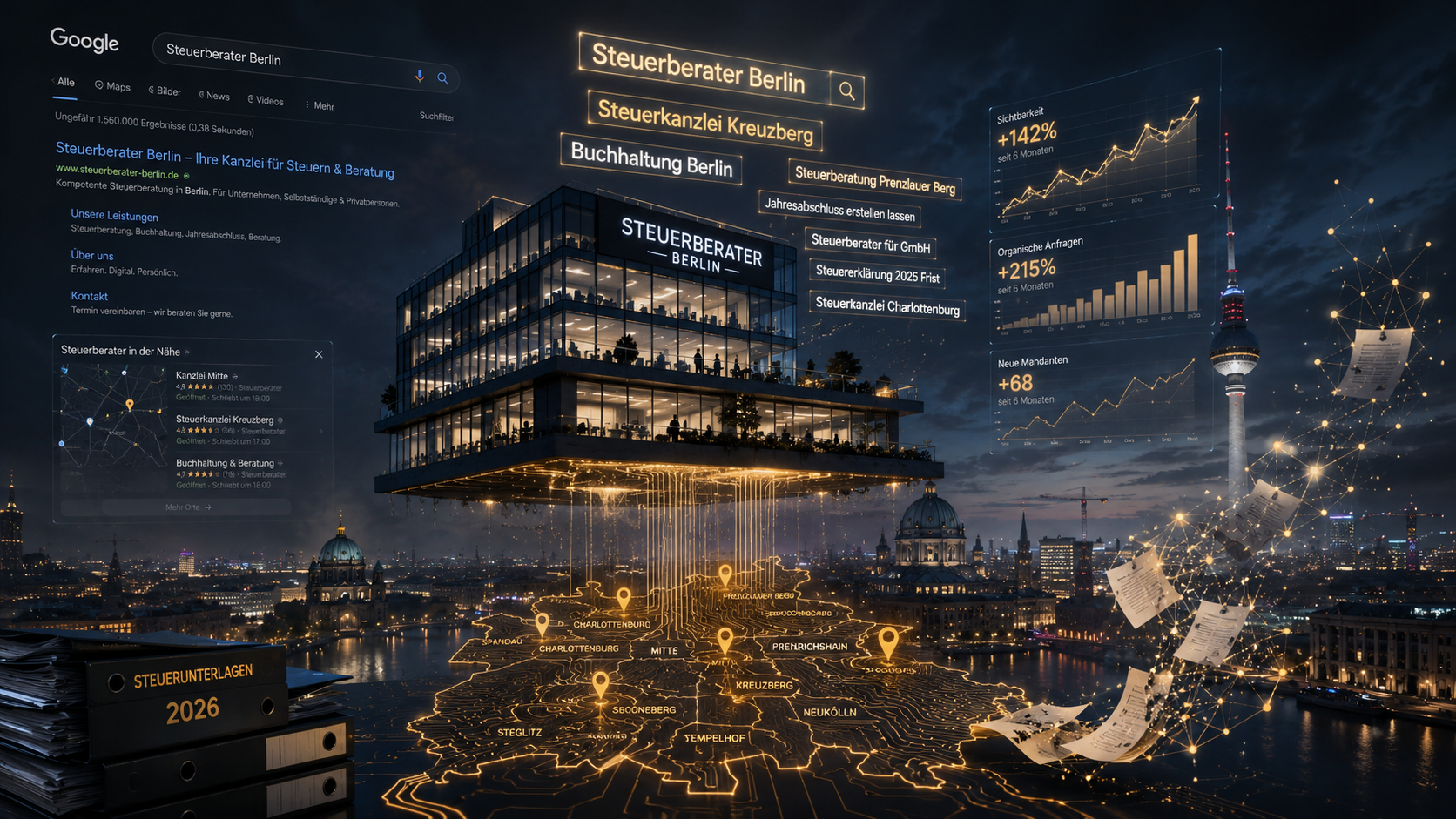 SEO für Steuerberater in Berlin — Mandanten durch Google